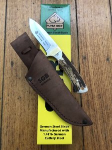 Puma Knife: Puma SGB BlackTail Knife with Stag Handle