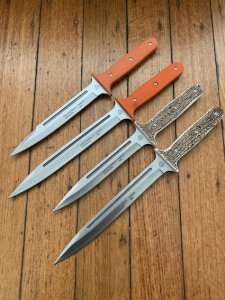 Puma SGB 13" New Model Pig Sticker knife with Orange G10 Handle and Kydex Sheath
