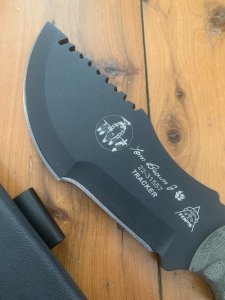 TOPS USA Tom Brown TRACKER  Model #1 with Black Tactical Kydex Knife Sheath