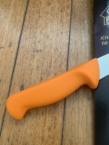 Puma Knife: PUMA Mesentery knife 14.5 cm Blade German Made with Orange Handle