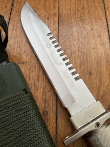 Aitor Jungle King 1 Silver Tactical Combat Knife with Survival Kit