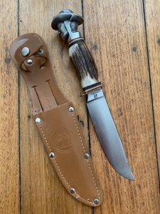 Kissing Crane Robert Klass Solingen German Cowboy Bowie Hunting Knife