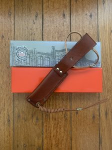 Robert Klaas Puma Hunters Pal Copy with Jigged Bone Handle in original Sheath and Box