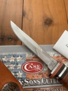 CASE USA Small Hunter Caping Knife with Leather Sheath