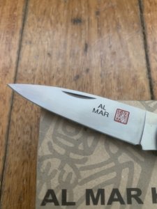 Al Mar Japan E1002P HAWK White Pearl Gentlemen's Knife in original Pouch and Box