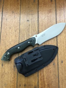 Spyderco Woodlander 6" Fixed Blade Knife with Micarta Handle and Kydex Sheath