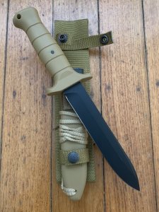 Eickhorn Solingen Desert Command II Military Knife With Tactical Sheath