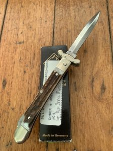 Puma Knife: Puma Large Medici Lock back Knife with Stag Handle 2004-1