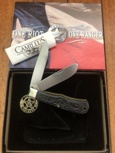 Camillus Texas Ranger Knife: Texas Ranger Limited Edition Commemorative in original Collectable box