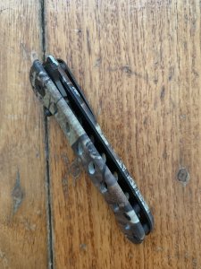 GERBER USA  Small Camo Frame Lock Spear Point Folding Knife