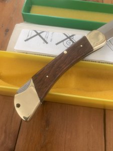 Puma Rare model 970 Game Warden 1971 Folding Lock Knife in Original box #63171