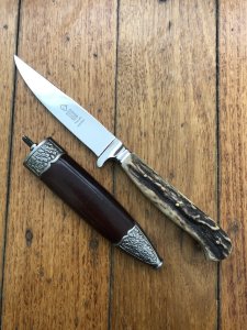 Puma Knife: Rare Nicker Knife with Built in Fork Set