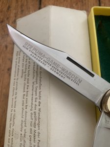 Puma Rare Model 972 Game Warden 1974 Twin Blade Folding Lock Knife with Box #45471
