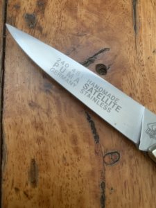 Puma Knife: Puma 1986 SATELLITE Folding Knife with Rosewood Handle
