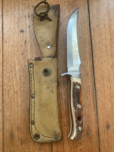 Puma Knife: 1985 Puma Skinner 'USER' with Stag Handle #41582