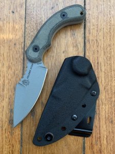 TOPS USA FELONY STOP M-025 KNIFE with Black Tactical Kydex Knife Sheath