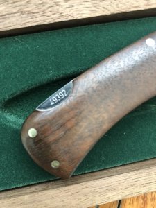 Puma Knife: Puma Original Winchester 1894 Rifle 4 Star Folding Lock Blade Knife with Wooden Presentation Box 1 of 1894