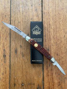 Puma Knife: 1990's Puma Bantam Folding Knife with Stag Antler Handle