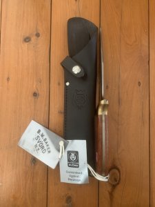 SVORD New Zealand made Svord 280B Bowie Knife 6.5" Swedish Carbon Steel Mahogany Handle