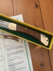 Puma Rare model 970 Game Warden 1993 Folding Lock Knife in box #49392