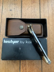 Kershaw Knife: Kershaw Rare 1050 Japanese KAI Folding Lock Knife