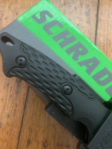 Schrade Knife: Schrade SCHF30 Tactical Drop Point Knife With Kydex Sheath