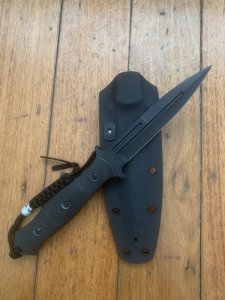 Wilson Tactical USA made SOB Combat Knife in Kydex Sheath