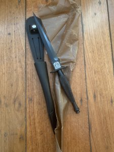 J.NOWILL & SONS  J.ADAMS SHEFFIELD ENGLAND BLACK FS COMMANDO KNIFE