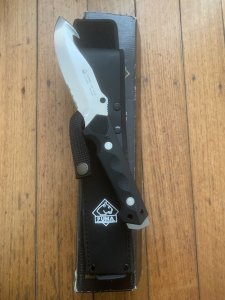 Puma Knife: Puma Rare 132001 2002 Huntac Tactical Survival Knife with Gut Hook