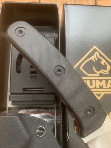 Puma Knife: Puma 'OLO' Micarta Handle and Kydex Sheath