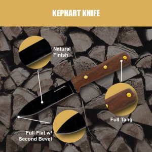 Condor Tool & Knife Company El Salvador KEPHART Knife with Leather Sheath