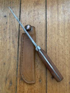 Puma Knife: Very Rare Puma 6382 Original 1980 Trail Guide with Jacaranda Wood Handle