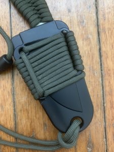 ESEE Knives-ROWEN UZULA Neck Knife Kydex Sheath & Paracord