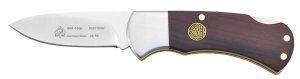 Puma Knife: Puma SGB Mini 4 Star Folding Lock Knife with Jacaranda Wood Handle