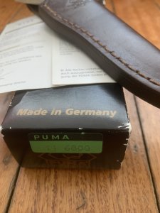 Puma Knife: Puma 2005 Pro Hunter Gut Hook Knife with Stag Antler Handle