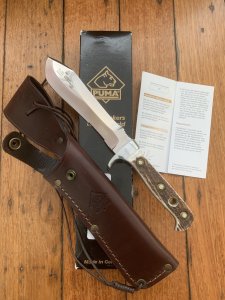 Puma Knife: Puma DMR 2007 Original White Hunter in original sheath & Box