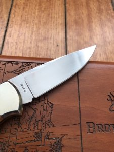 Browning Knife 2002 Limited Edition Rocky Mountain Elk Foundation knife in Display Case #228 of 550