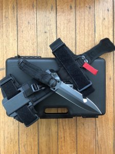 Extrema Ratio Ultramarine Con Asola Scuba Knife in Case