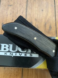 Buck Knife: Buck GEN 5 Skinner with Charcoal Laminated Handle and Sheath