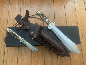 Puma Knife: 2024 Puma Waidbesteck Set (Waidblatt and Nicker) twin knife set