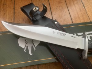 Cudeman Model 106-M Big Bowie Fixed Blade Leather Sheath