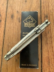 Puma Knife: Puma 2006 Large Medici JCW Lock back Knife with Stag Handle in Box