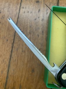 Puma Knife: Puma Rare 1985 Universal 863 Angler Knife complete with needle & Original Box #19581