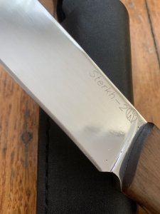 Kizlyar Knife: Kizlyar Original Sterkh-2 Plain Edge Blade