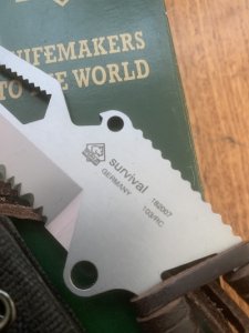 Puma Knife: Puma Very Rare 2003 Survival Knife in Cordura Sheath