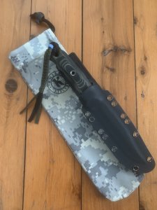 Kizlyar Knife: Kizlyar D2 Original ENZO Silver Straight Blade with G10 Handle