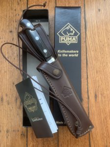 Puma Knife: Puma Bowie Tucson Bowie with Pakka Wood Handle