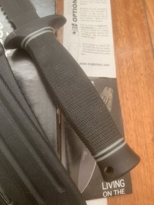 SOG Vintage Original Black Daggert- 2 Commando Dagger with Kydex Tactical Sheath