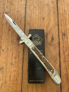 Puma Knife: Puma Large Medici Lock back Knife with Stag Handle 2007