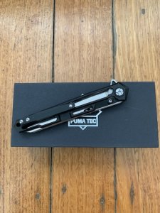 Puma Knife: Puma Tec Skeleton Frame Folding Liner Lock Knife With D2 Blade